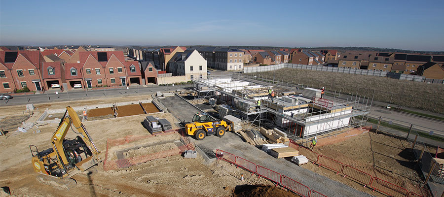 Modular homes Q&A with Joseph Daniels, Project Etopia - The Corby Development mid-build